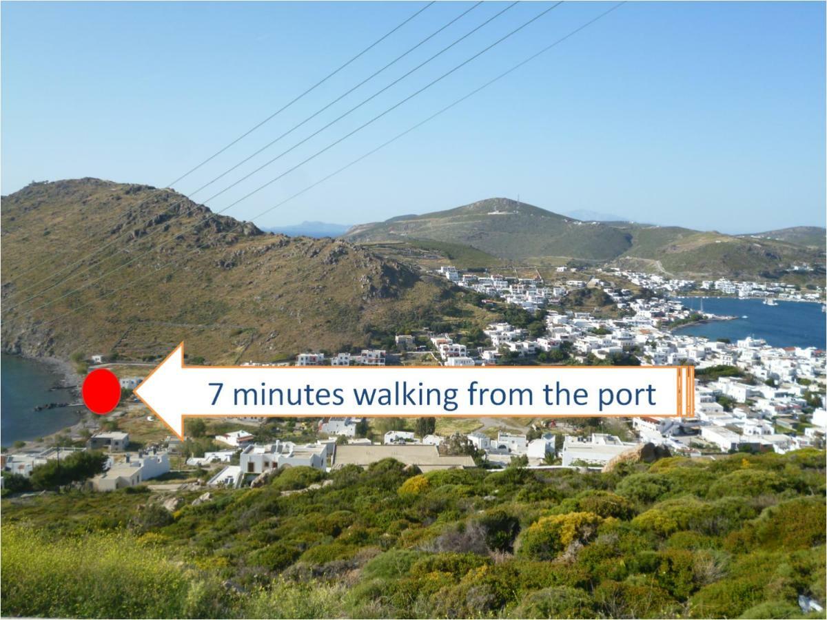 Oklaca Patmos Beach Rooms Skala  Bagian luar foto